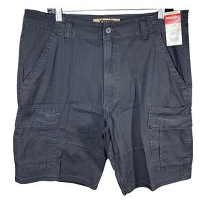 Wrangler Authentics Men's Gray Cargo Shorts‎ Size 36 New with Tags